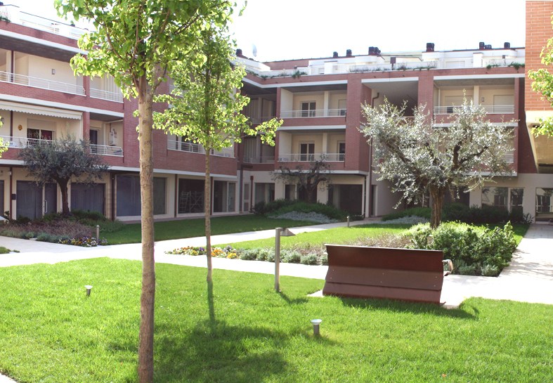 Giardino condominiale