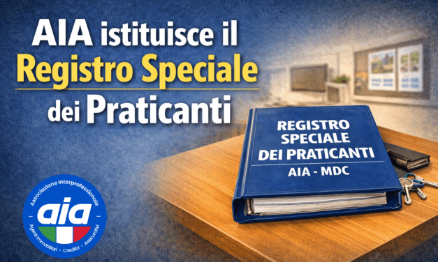AIA istituisce il Registro Speciale dei Praticanti per favorire l’abilitazione delle nuove leve nel campo immobiliare.