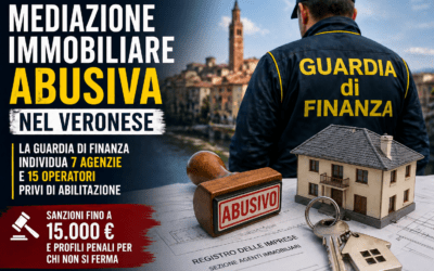 Mediazione immobiliare abusiva: in 15 sanzionati dalla Guardia di Finanza